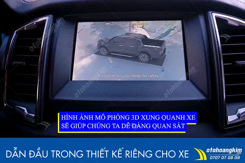 Camera 360 Safeview 3D Ford Ranger - Ảnh 4