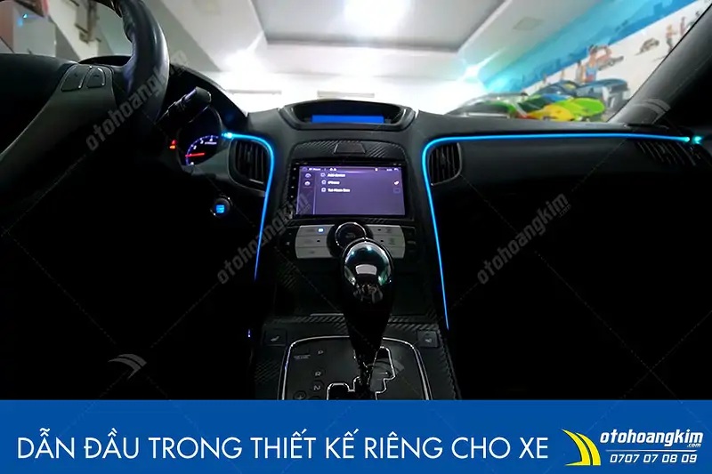 Đèn led viền nội thất ô tô Hyundai Genesis - Ảnh 2
