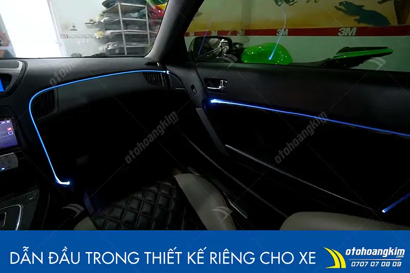 Đèn led viền nội thất ô tô Hyundai Genesis - Ảnh 3