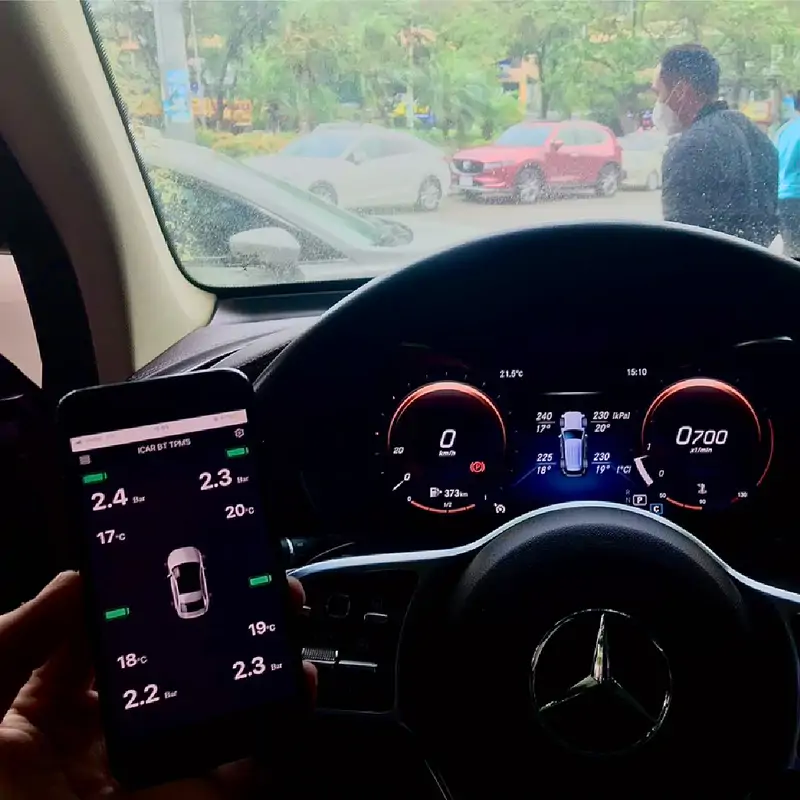 Cảm biến áp suất lốp Icar Ellisafe I50 cho ô tô Mercedes - Ảnh 2