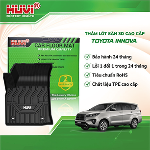 Thảm sàn Huvi Innova 2016 - 2022 đúc khuôn