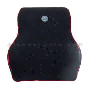 Gối lưng GL01 cao su non lớn đen