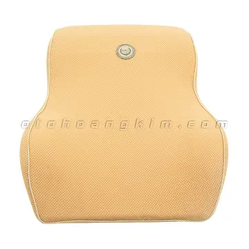 Gối lưng GL01 cao su non lớn kem