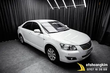 Wrap Đổi Màu Xe Toyota Camry 2010 Màu Trắng Sang TRỌNG