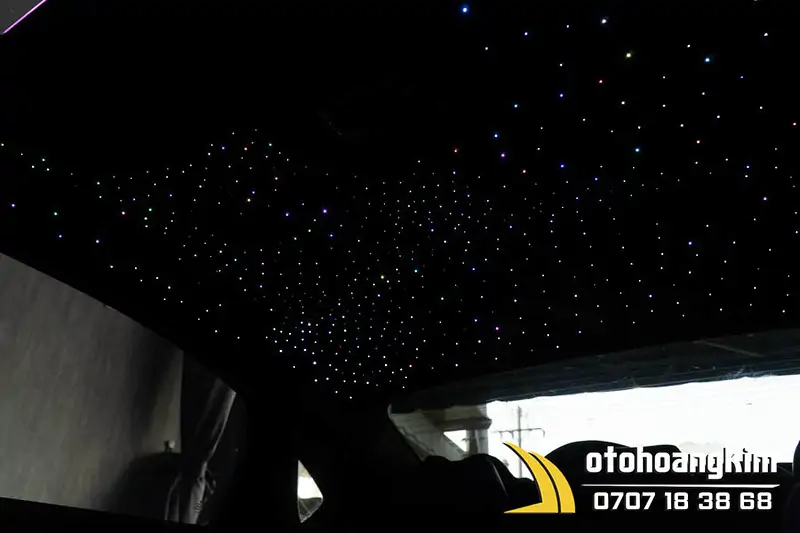 Led trần sao rơi xe Kia K3 lung linh, sang trọng - Ảnh 4