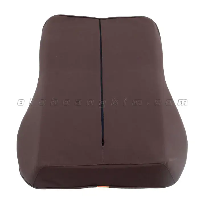 Gối lưng GL01 cao su non lớn nâu - Ảnh 3