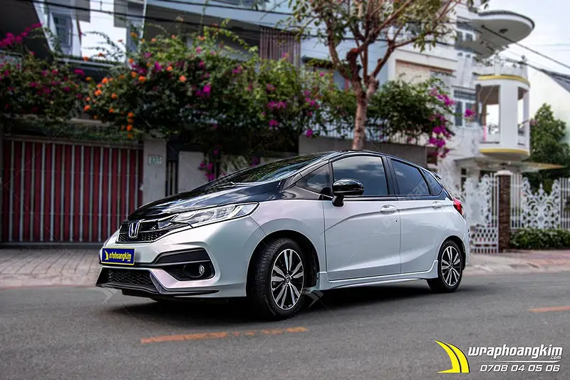 Dán đổi màu Candy trắng ngọc trai Honda Jazz - Ảnh 3