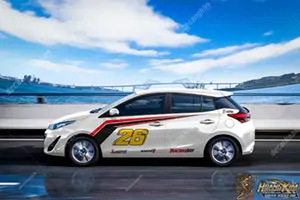 Tem Xe Toyota Yaris - TYA005
