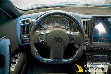 Vô Lăng Độ Thể Thao Infiniti Kiểu Carbon Foged