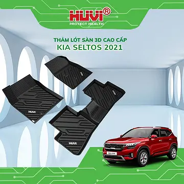Thảm Lót Sàn Huvi Kia Seltos 2021 3D