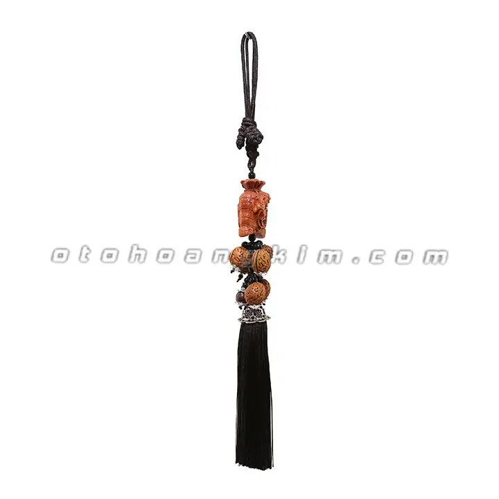 Dây treo gỗ túi tiền (dây đen) - Ảnh 2