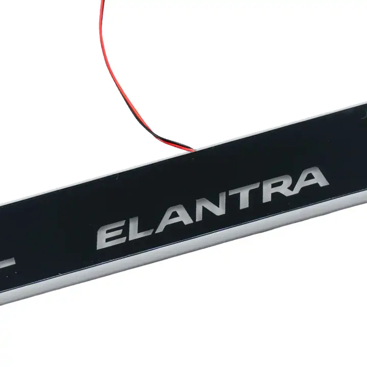 Nẹp Bước Chân Ngoài Hyundai Elantra [2018-2022] Led Đổi Màu - Ảnh 2
