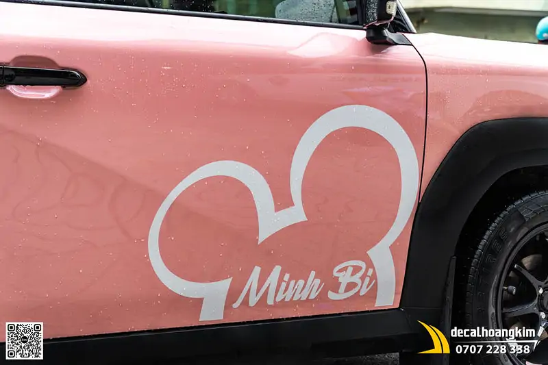 Tem xe Vinfast VF3 Logo cá nhân hoá - Ảnh 6