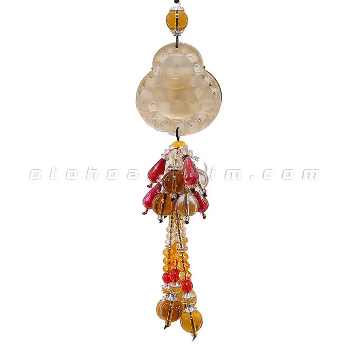 Dây treo cẩm thạch Phật Di Lặc - Ảnh 3