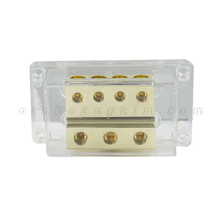 Cầu chì 1 ra 4 DXH048 đồng nguyên chất - Ảnh 3
