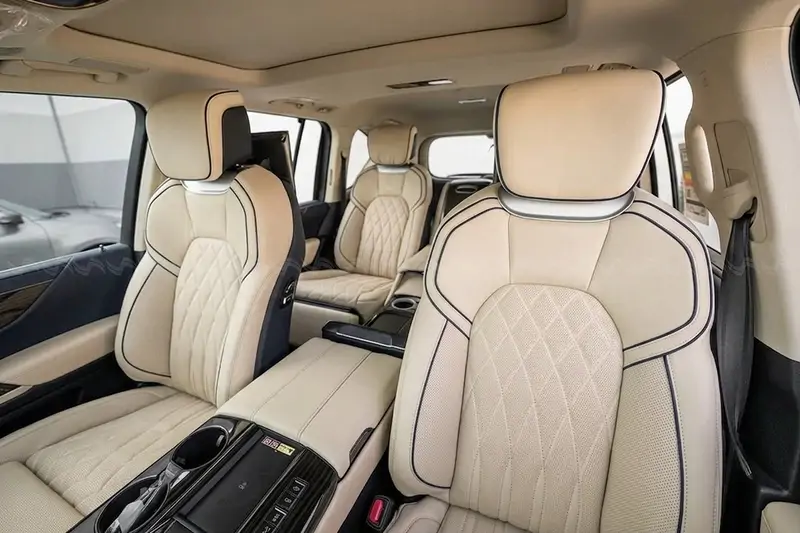 Bọc Nội Thất Xe Lexus LX 600 Da Lemans 1226 Panna Cao Cấp - Ảnh 2