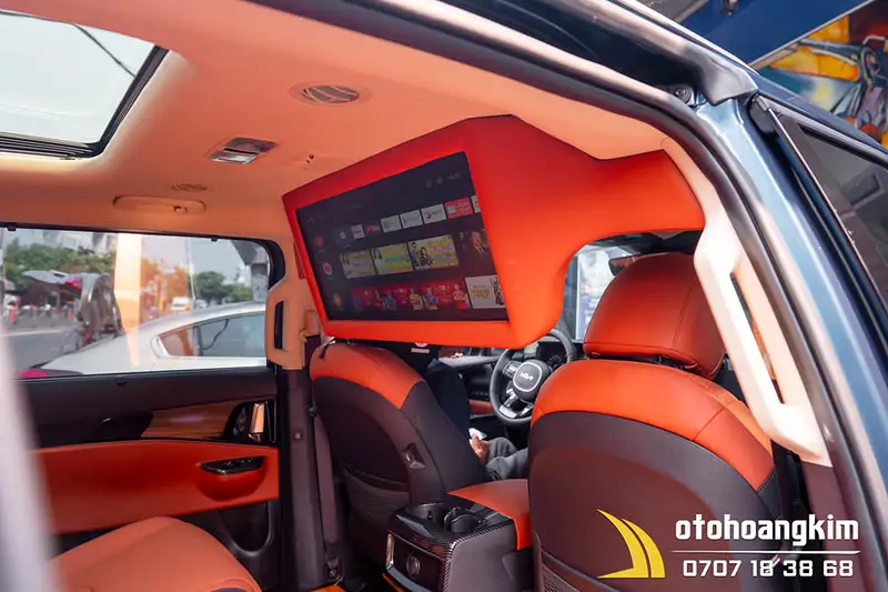 Tivi 29 Inch kết hợp FPT Play Box Cho Xe Kia Carnival 2022 - Ảnh 3