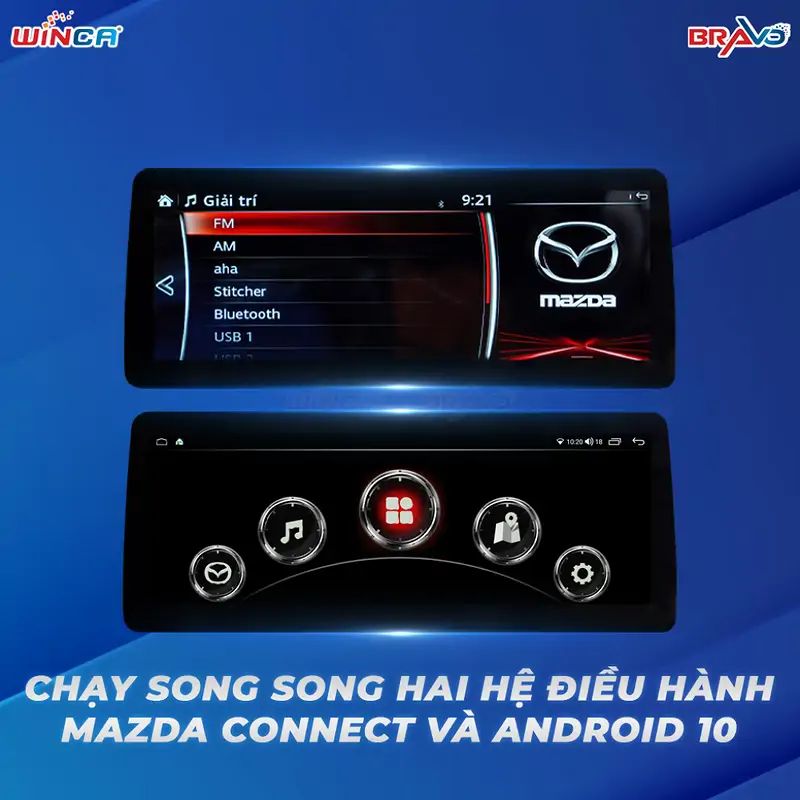 Màn hình android Winca Mazda S300+ 12.3 inch - Ảnh 4