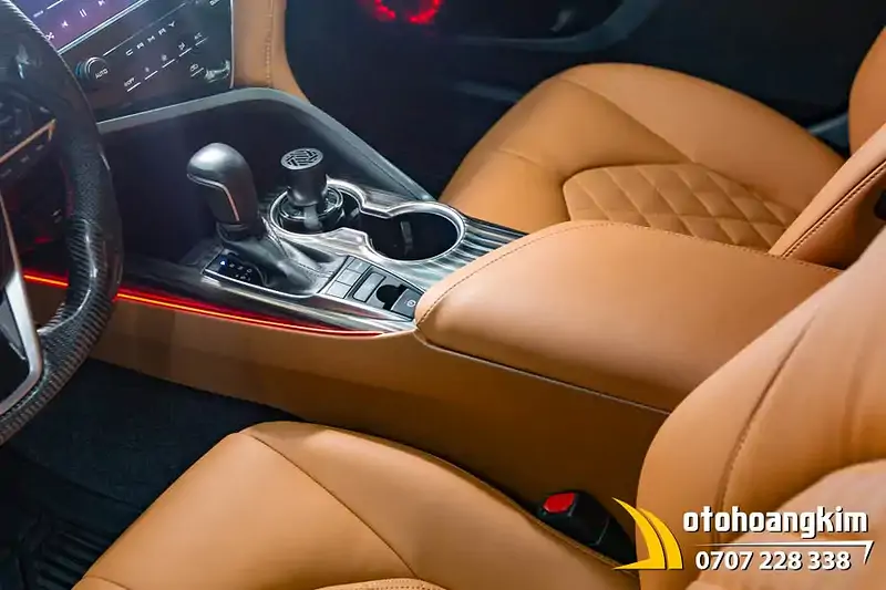 Đổi Màu Nội Thất Nâu Cam Xe Camry - Ảnh 9