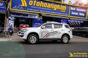 Tem Xe Chevrolet Trailblazer - CTR014