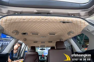 Bọc Trần La Phông 5D Xe 7 Chỗ Toyota Fortuner