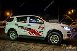 Tem Xe Chevrolet Trailblazer - CTR004