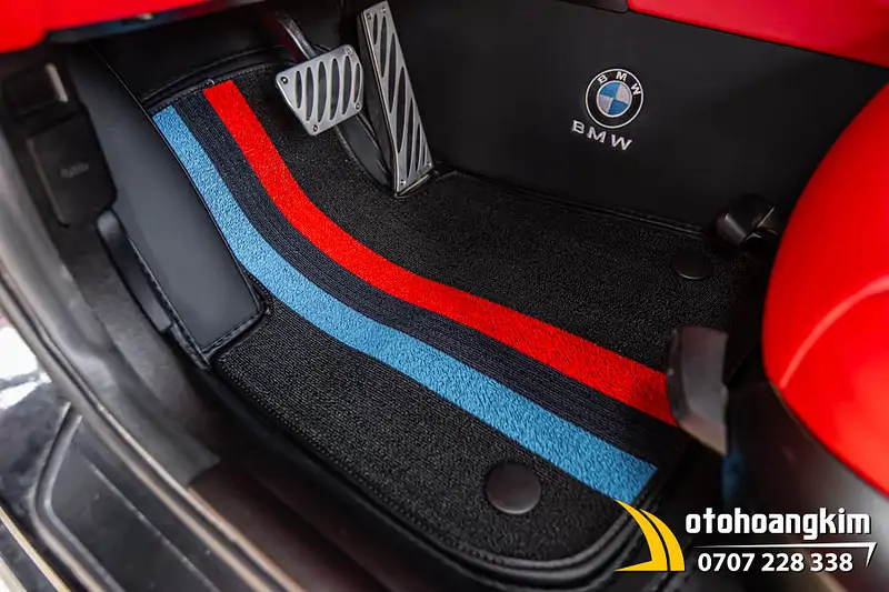 Đổi màu nội thất BMW E90 màu đỏ - Ảnh 8