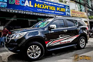 Tem Xe Chevrolet Trailblazer - CTR009
