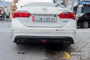 Độ Pô Đôi Cho Toyota Altis
