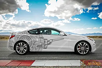 Tem Xe Hyundai Genesis - HGE006