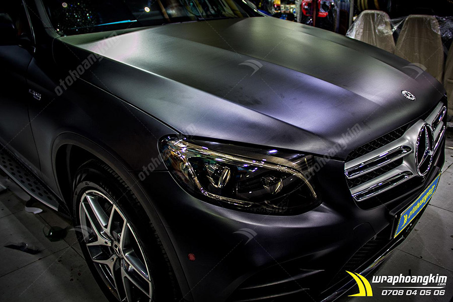 Dán đổi màu đen mờ Merceades GLC 300 ảnh 4