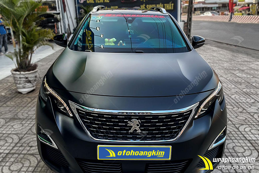 Dán đổi màu full đen mờ Peugeot 3008 ảnh 3