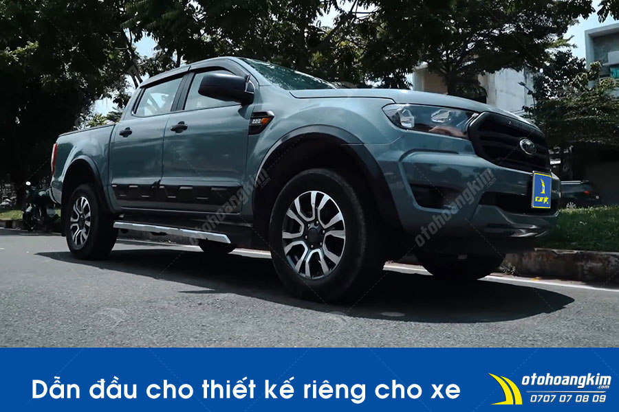 Dán đổi màu xám xi măng Ford Ranger ảnh 3