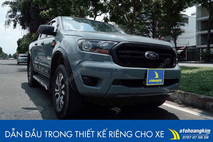 Dán đổi màu xám xi măng Ford Ranger ảnh 1