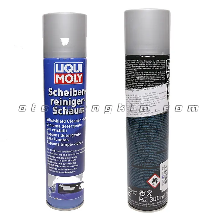 Dung dịch vệ sinh Liqui Moly Windshield Cleaner Foam xịt kính dạng bọt