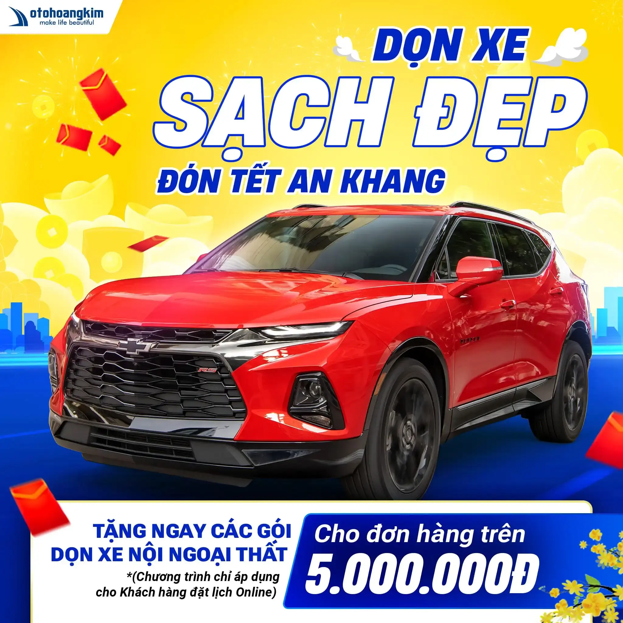 Dọn xe sạch đẹp - Đón Tết an khang 2025