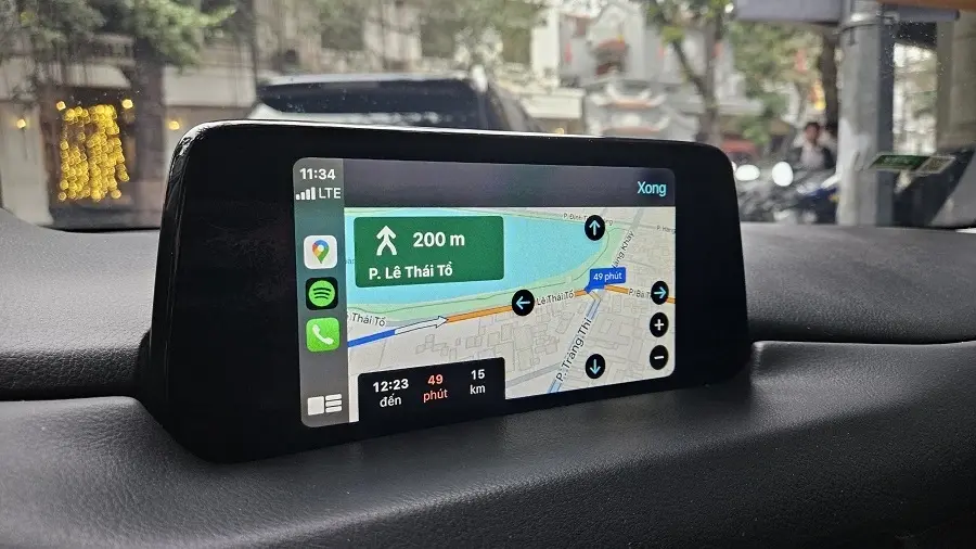 Phần mềm chỉ đường Google Map trên ô tô