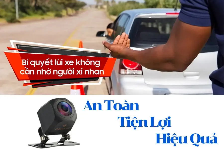 Lắp camera lùi cho xe mang đến nhiều lợi ích cho người lái