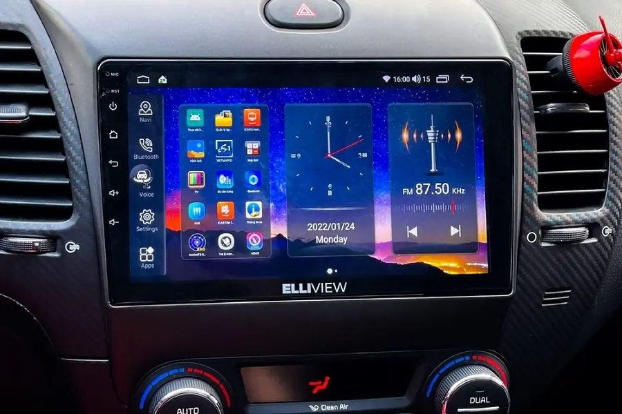 Màn hình Android Elliview U4 nâng tầm trải nghiệm lái xe thông minh