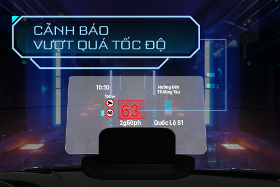 Màn Hình Hud Vietmap H1AS Trong ảnh 3