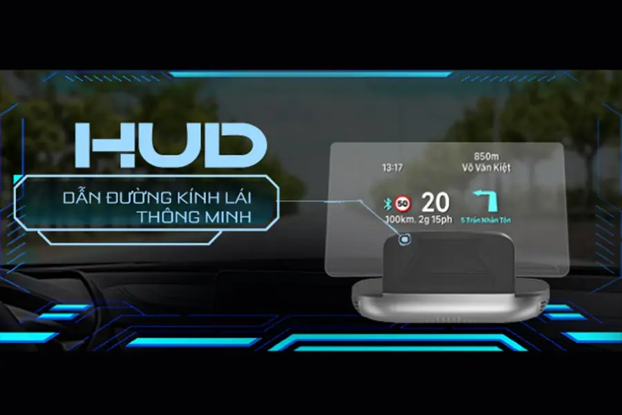 Màn hình Hud Vietmap H1AS Trong