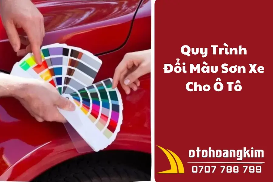 Quy trình đổi màu xe: Hành trình từ ý tưởng đến hiện thực