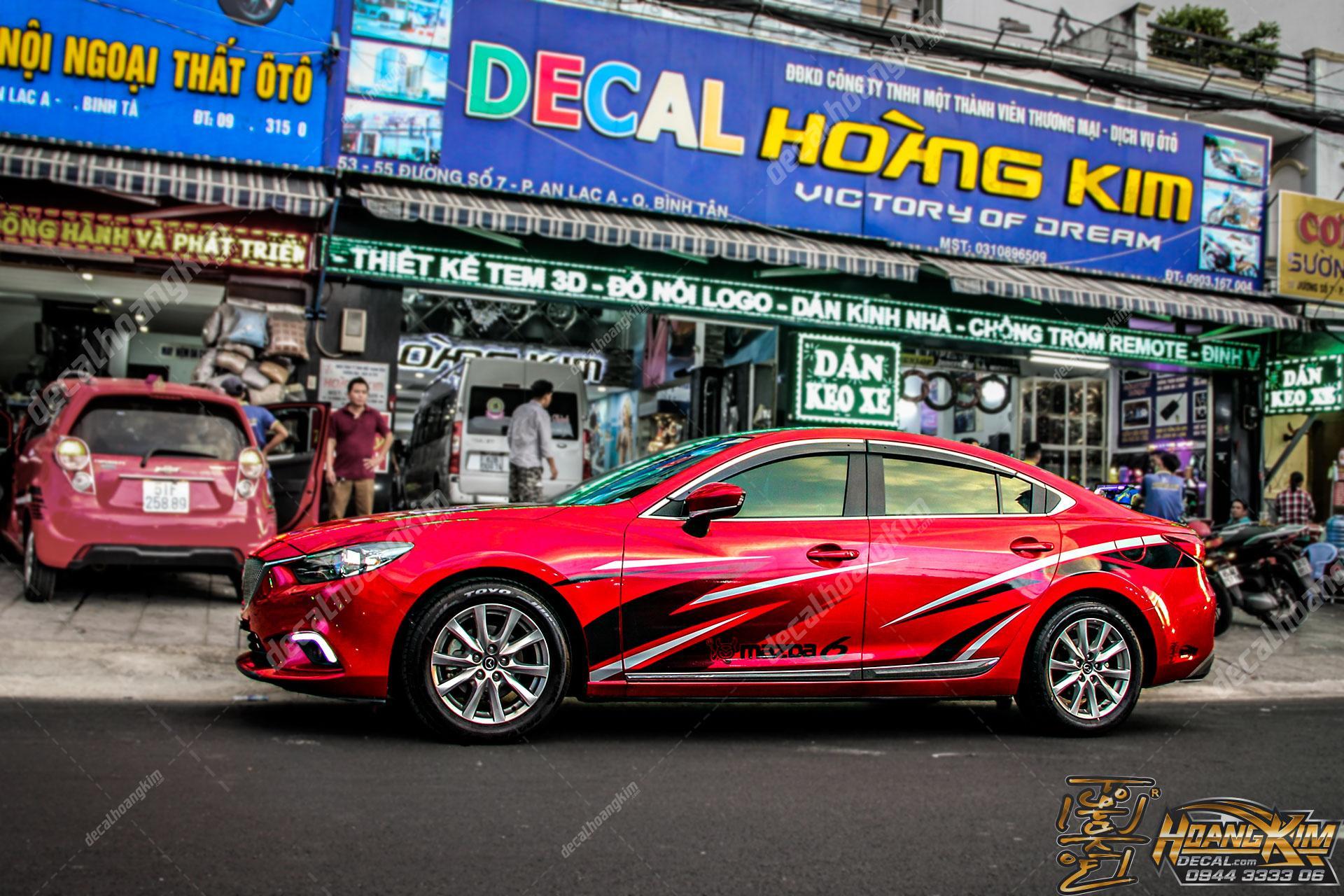 Tem sườn thiết kế theo xe Mazda 6