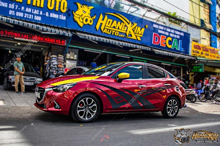 Tem xe mazda 2 cao cấp