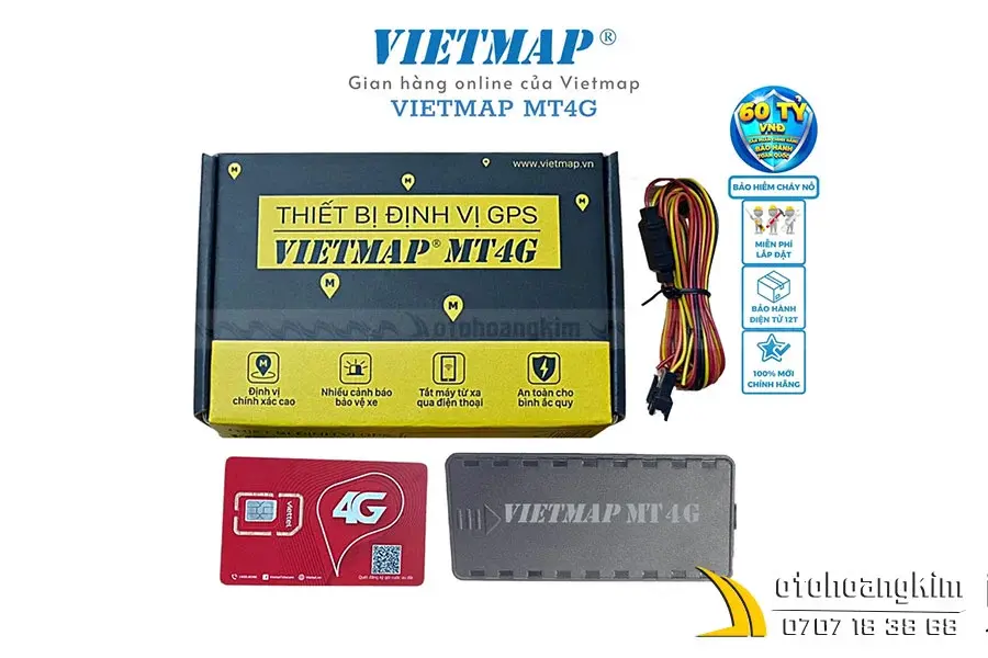 Thiết bị định vị GPS Vietmap MT4G