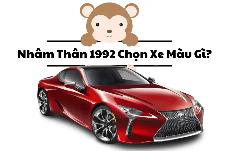 Màu xe ô tô hợp cho tuổi Nhâm Thân 1992